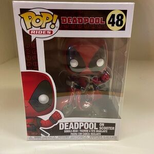 Funko Pop Deadpool On Scooter 48 - Deadpool Bobble Head